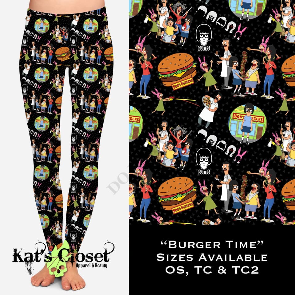 Burger Time - Leggings & CAPRIS