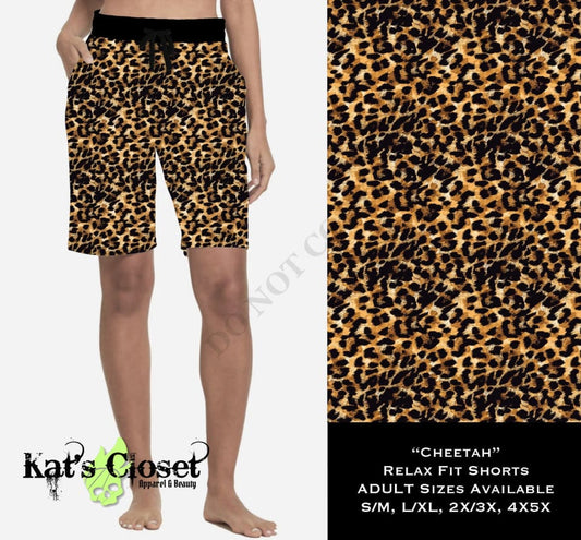 Cheetah Relaxed Fit Shorts SHORTS