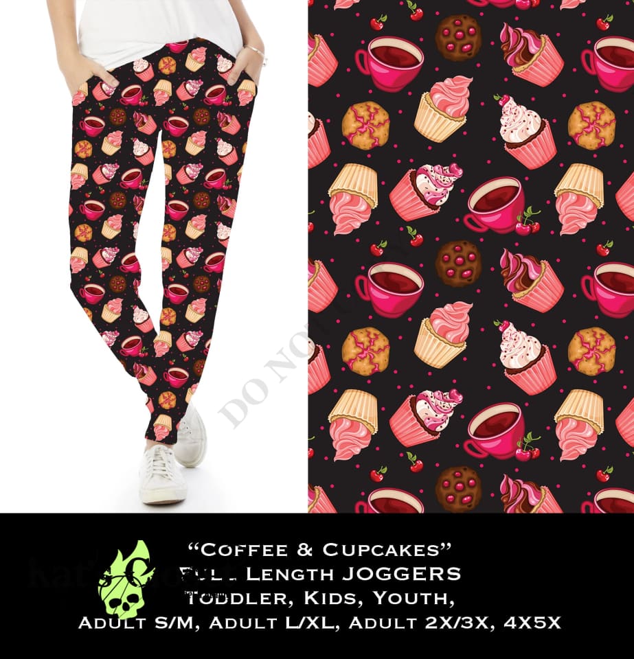 Coffee & Cupcakes - Full Joggers JOGGERS