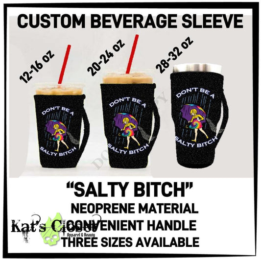 Custom Salty B Drink Sleeves W/Handles - 3 Sizes