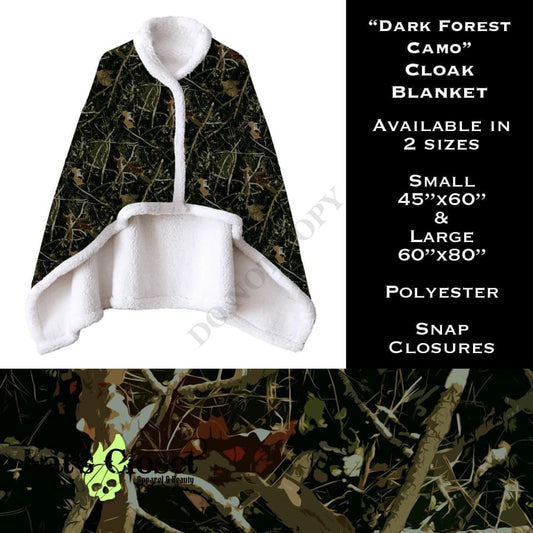 Dark Forest Camo - Cloak Blanket CLOAKS
