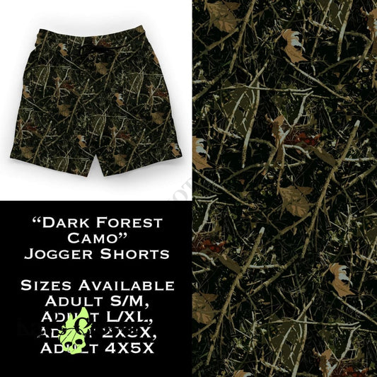 Dark Forest Camo Jogger Shorts SHORTS
