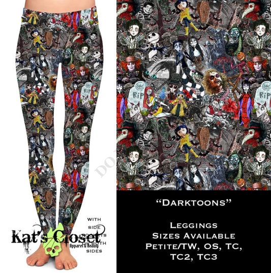 Darktoons - Leggings with Pockets LEGGINGS & CAPRIS