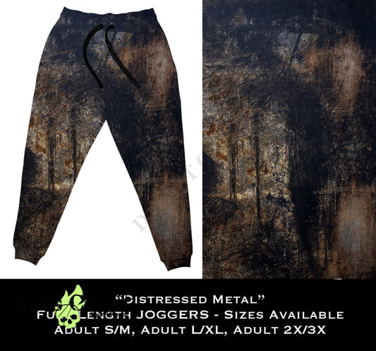 Distressed Metal - Full & Capri Joggers JOGGERS