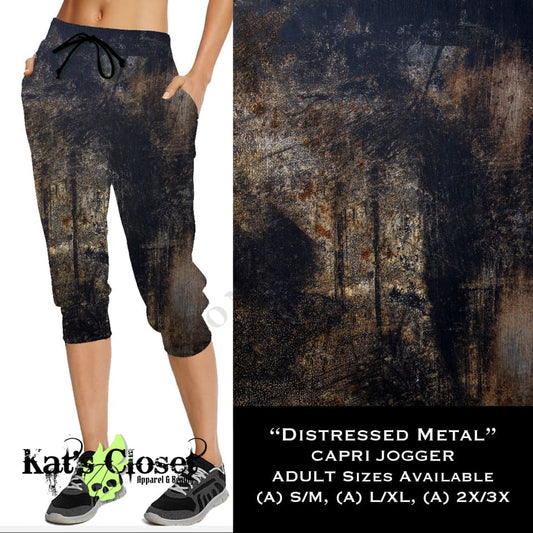 Distressed Metal - Full & Capri Joggers JOGGERS