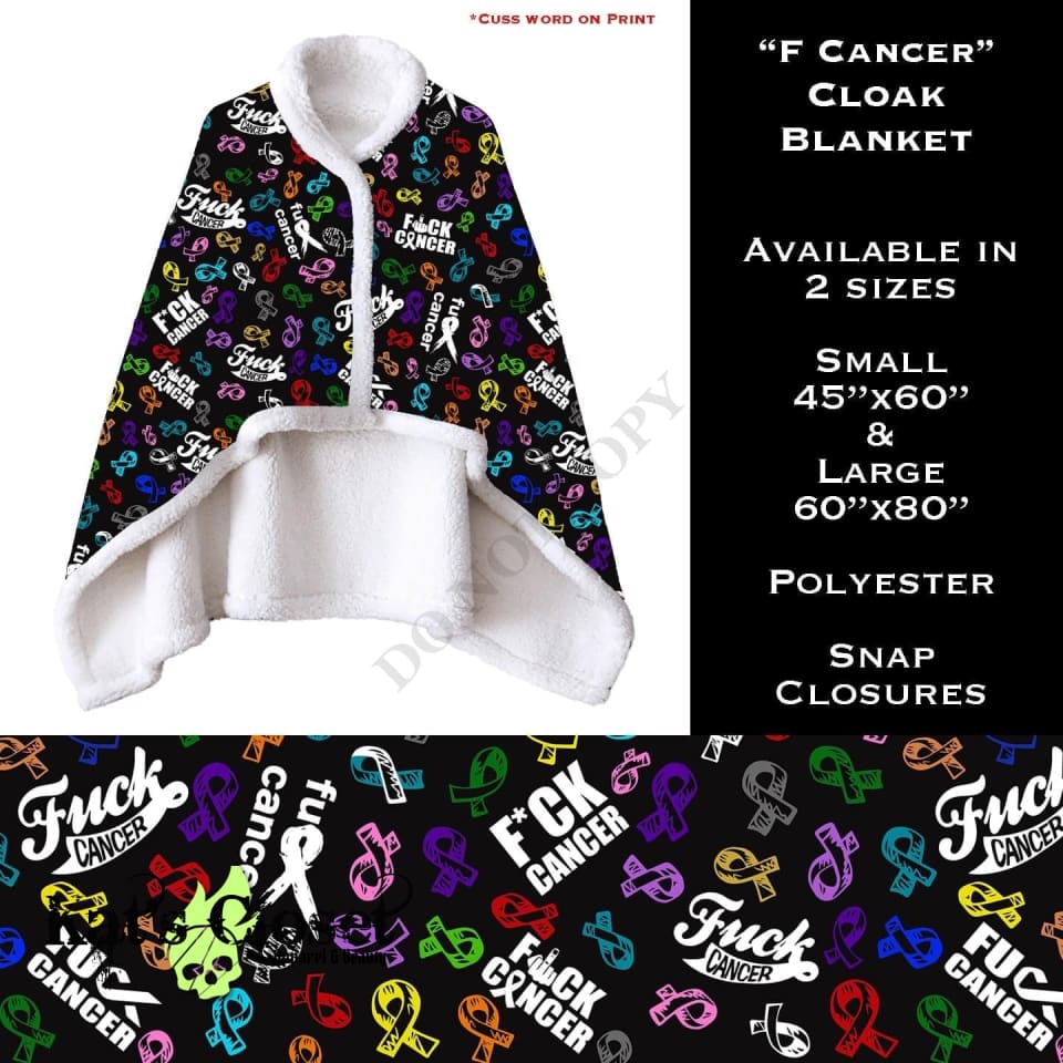 F-Cancer - Cloak Blanket CLOAKS