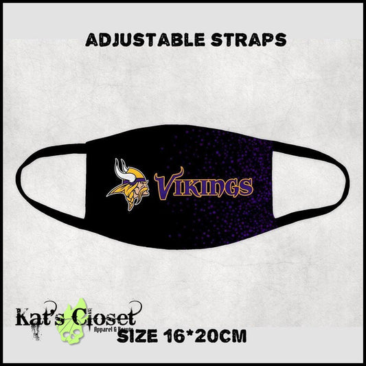 Face Covers - Football Theme - Minnesota - IN STOCK Cover