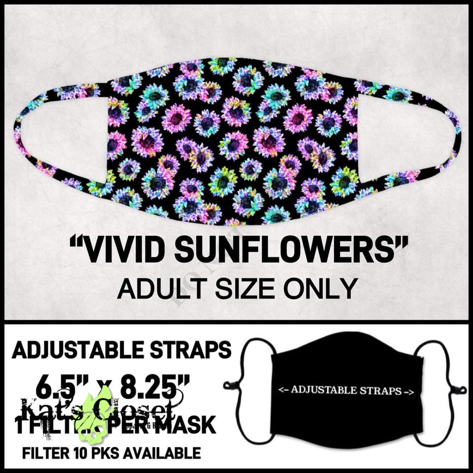 Face Covers - Vivid Sunflowers Cover