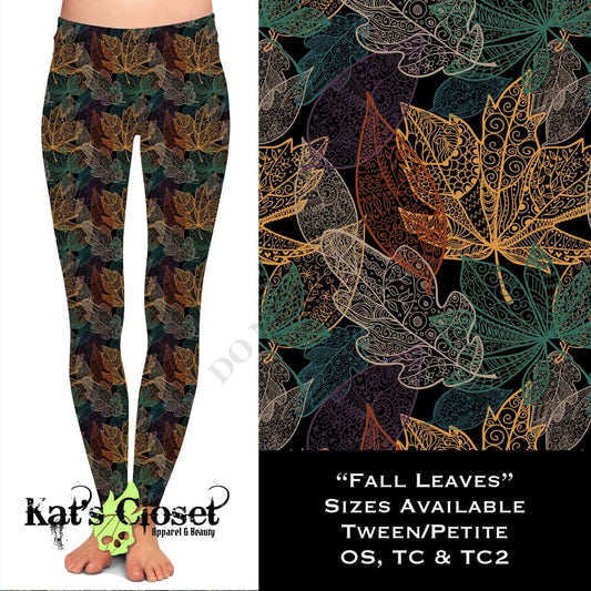 Fall Leaves - Leggings LEGGINGS & CAPRIS