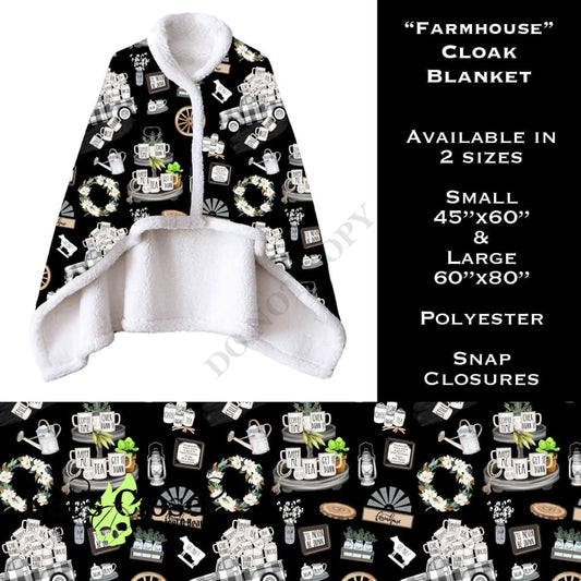 Farmhouse - Cloak Blanket CLOAKS