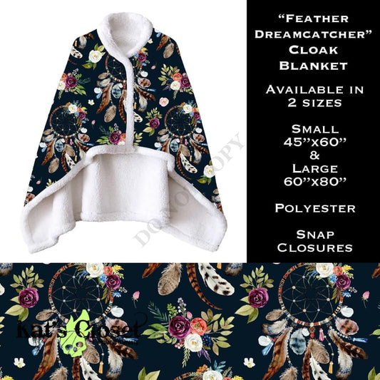 Feather Dreamcatcher - Cloak Blanket CLOAKS