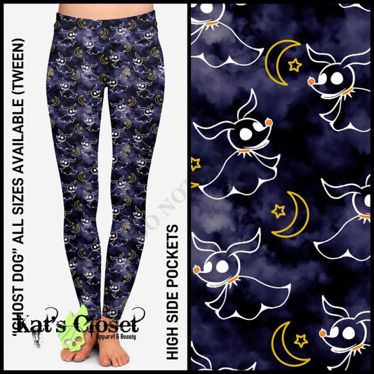 Ghost Dog Leggings with Pockets