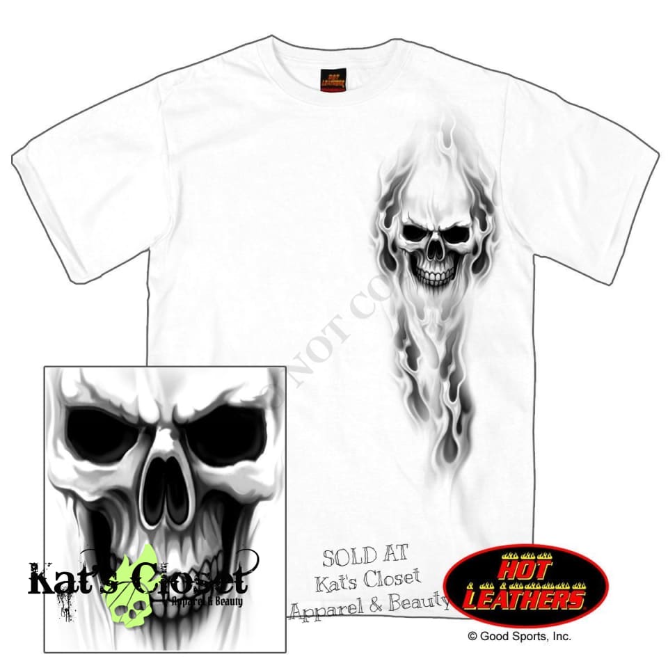 Ghost Skull T-shirt Mens Tees