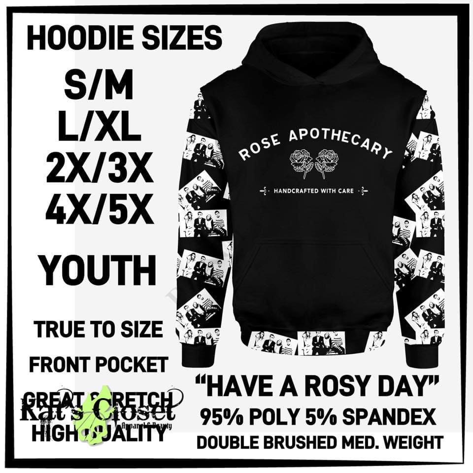 Have A Rosy Day Medium Weight Hoodie