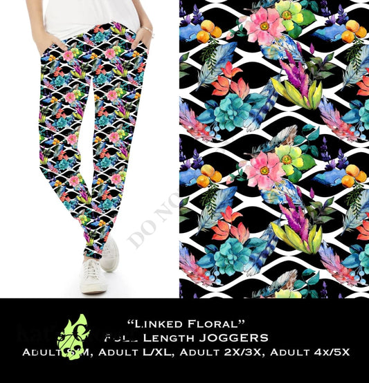 Linked Floral - Full Joggers JOGGERS