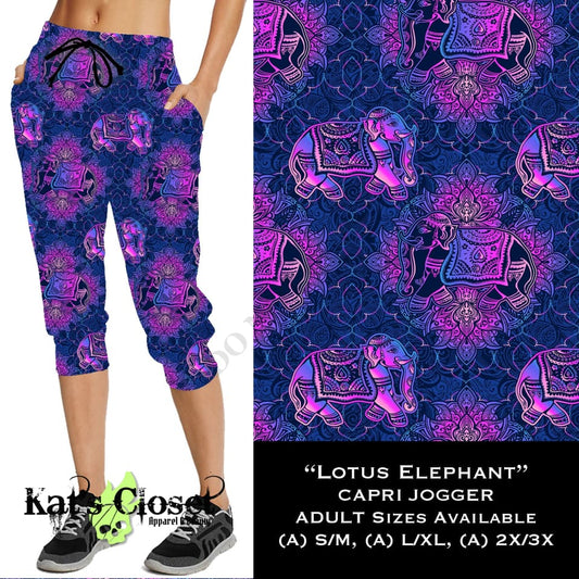 Lotus Elephant - Full & Capri Joggers JOGGERS
