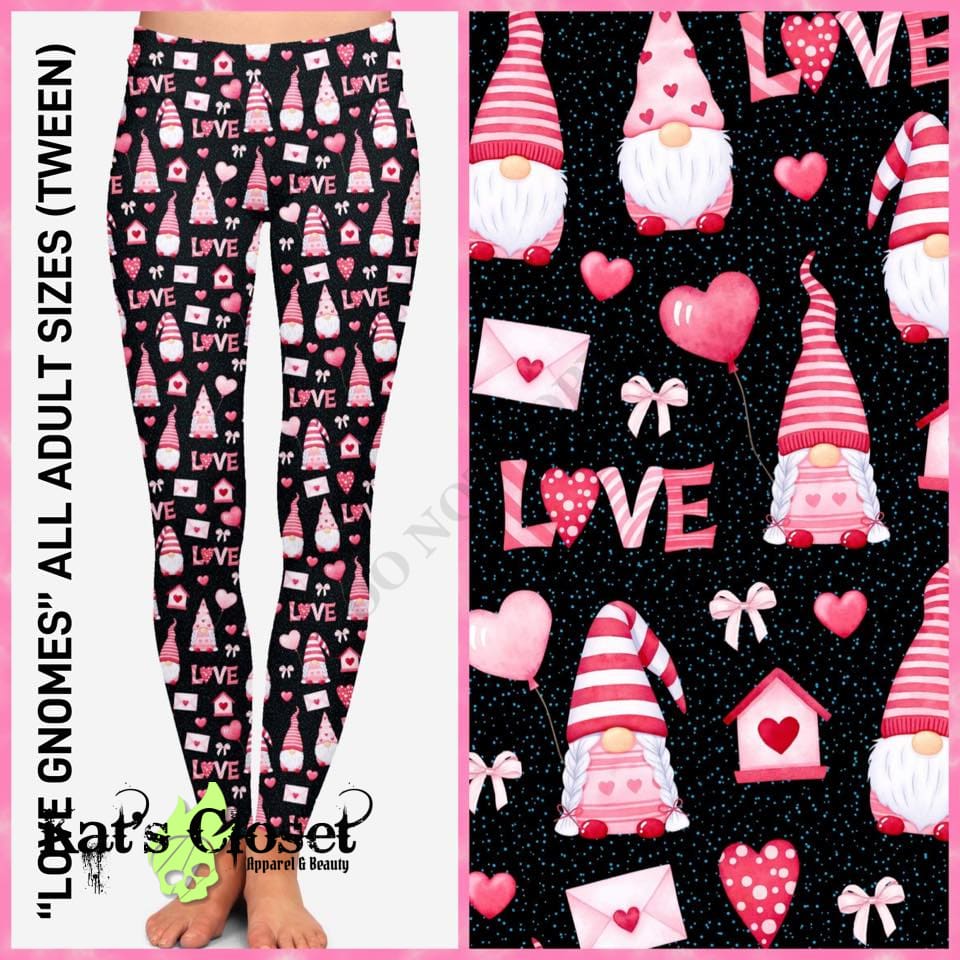 Love Gnomes Leggings & Joggers - SM IN STOCK