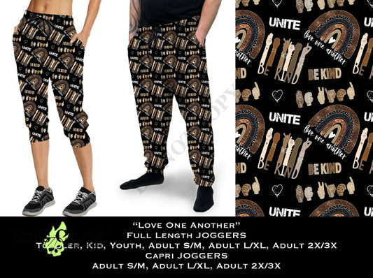 Love One Another - Full & Capri Joggers JOGGERS