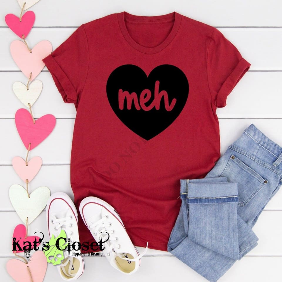 Meh Heart T-Shirt MWTTee