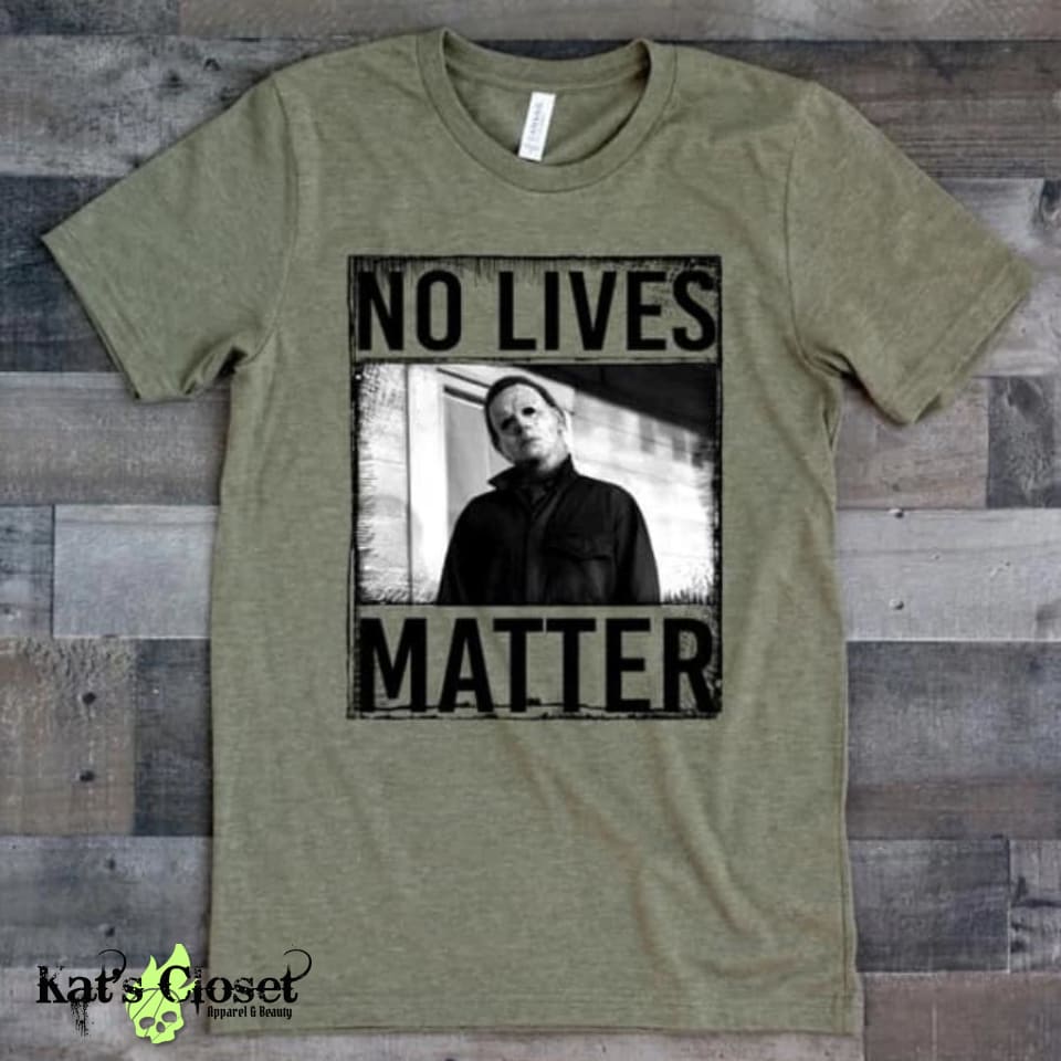 Michael No Lives Matter Graphic T-Shirt Tees