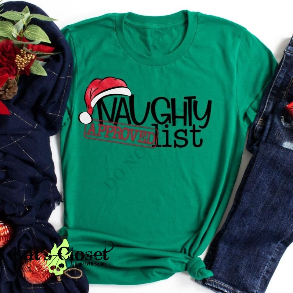 Naughty List Approved Graphic T-Shirt MWTTee
