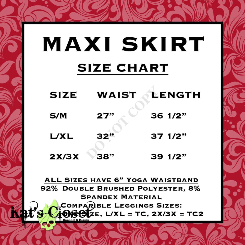 NBC Maxi Skirt - 1 2X3X Size in Hand Dresses/Skirts