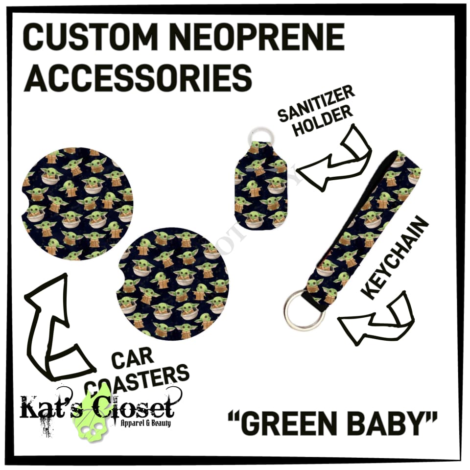 Neoprene 5 Wristlet Key Chain - 40+ Designs Keychain