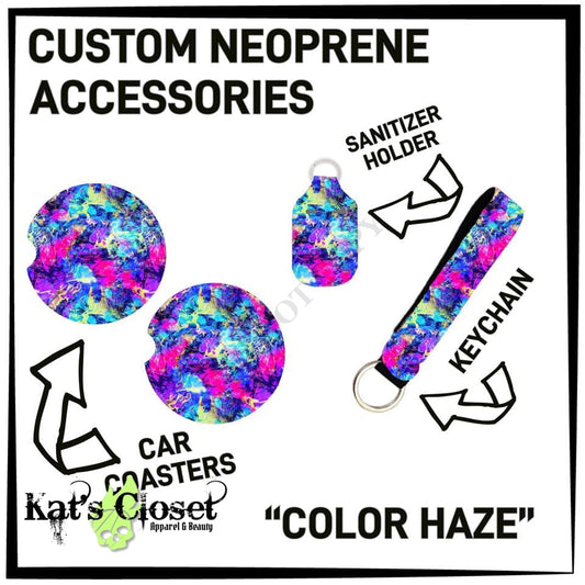 Neoprene Car Coaster Set of 2 - 40+ Designs Coasters