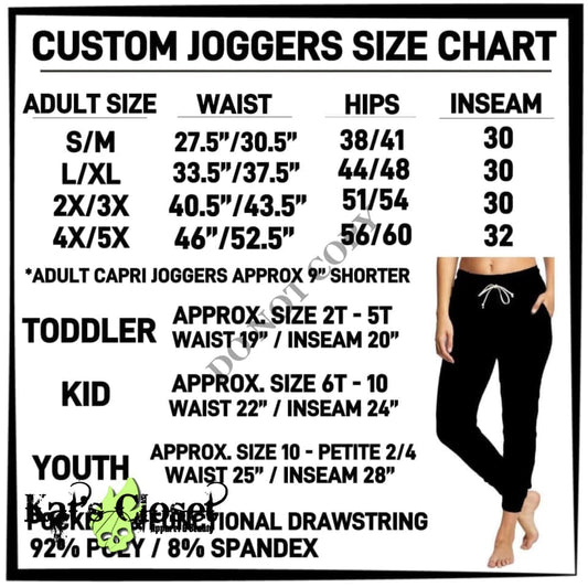 PRE-ORDERS CLOSE 11/27 - Larger Than Life Joggers JOGGERS