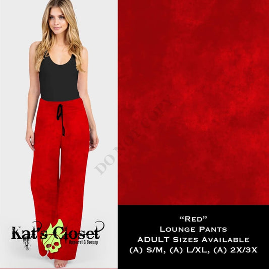 Red *Color Collection* - Lounge Pants LOUNGE PANTS