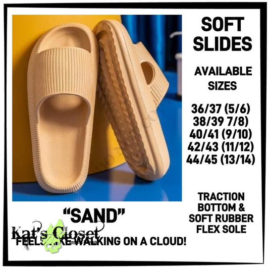 Sand Soft Cloud Slide Slipper Sandals Footwear