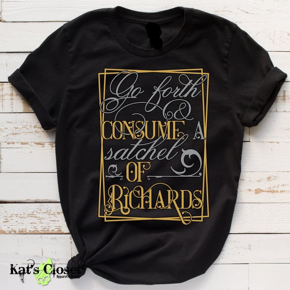 Satchel of Richards T-Shirt - Crew Neck & V-Neck Tees