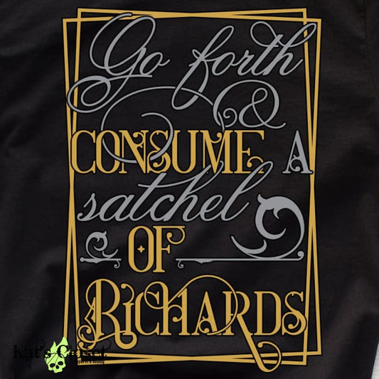 Satchel of Richards V-Neck Ring Sleeve Tee Tees