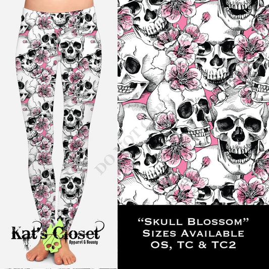 Skull Blossom - Legging & Capri LEGGINGS CAPRIS