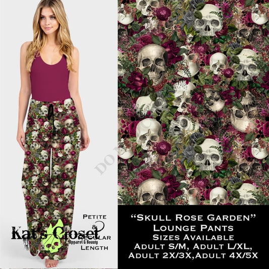 Skull Rose Garden - Lounge Pants LOUNGE PANTS