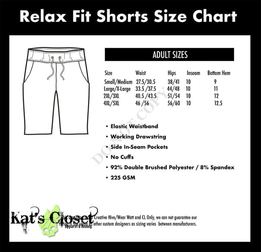 Solid Purple - Relaxed Fit Shorts SHORTS