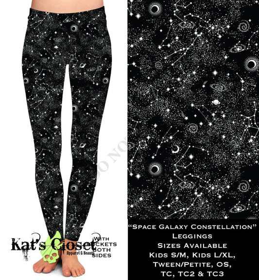 Space Galaxy Constellation - Leggings & Capris LEGGINGS CAPRIS