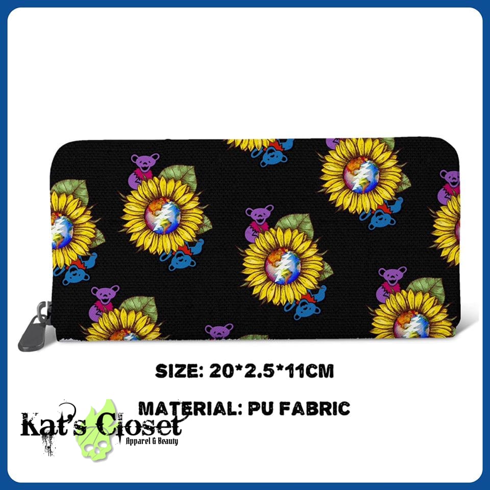 Sunflowers & Bears PU Leather Wallet Bags and Wallets
