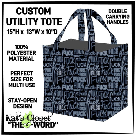 The F-Word Utility/Grocery Tote - IN STOCK UTILITY TOTES