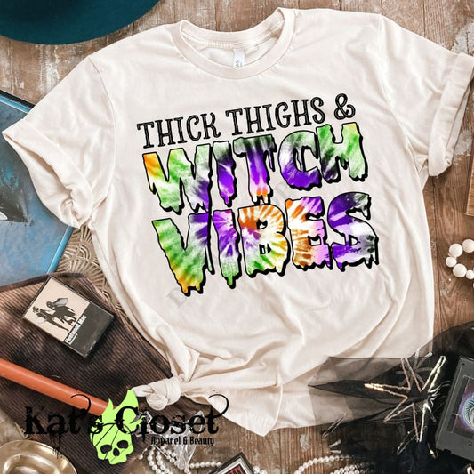 Thick Thighs Witch Vibes T-Shirt MWTTee