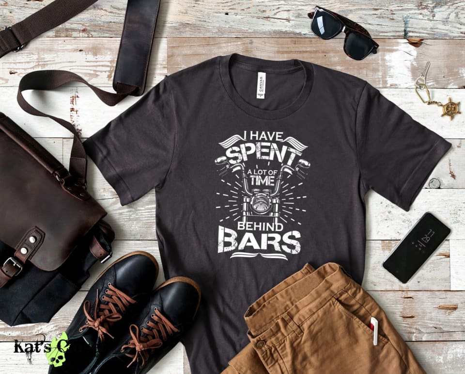 Time Behind Bars Custom Graphic T-Shirt Tees