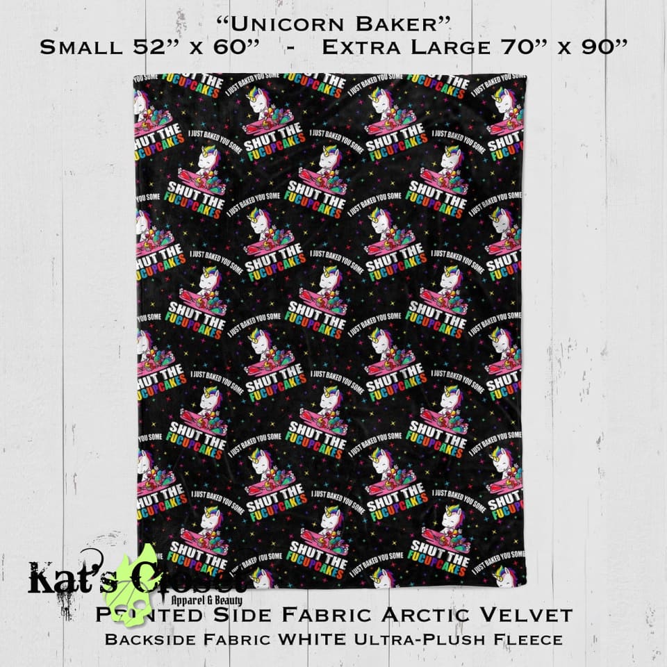 Unicorn Baker - Blanket BLANKETS